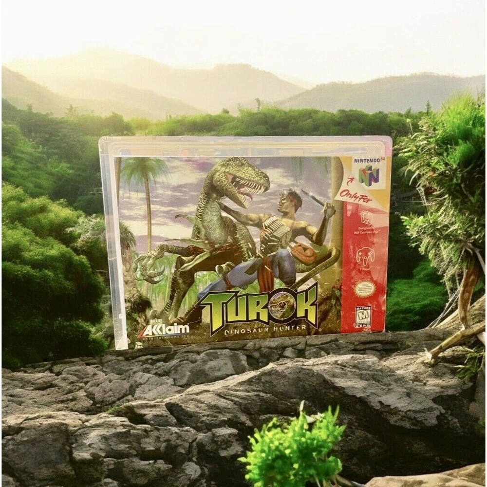 Turok: Dinosaur Hunter (Nintendo 64, N64) Authentic Cartridge, See Description